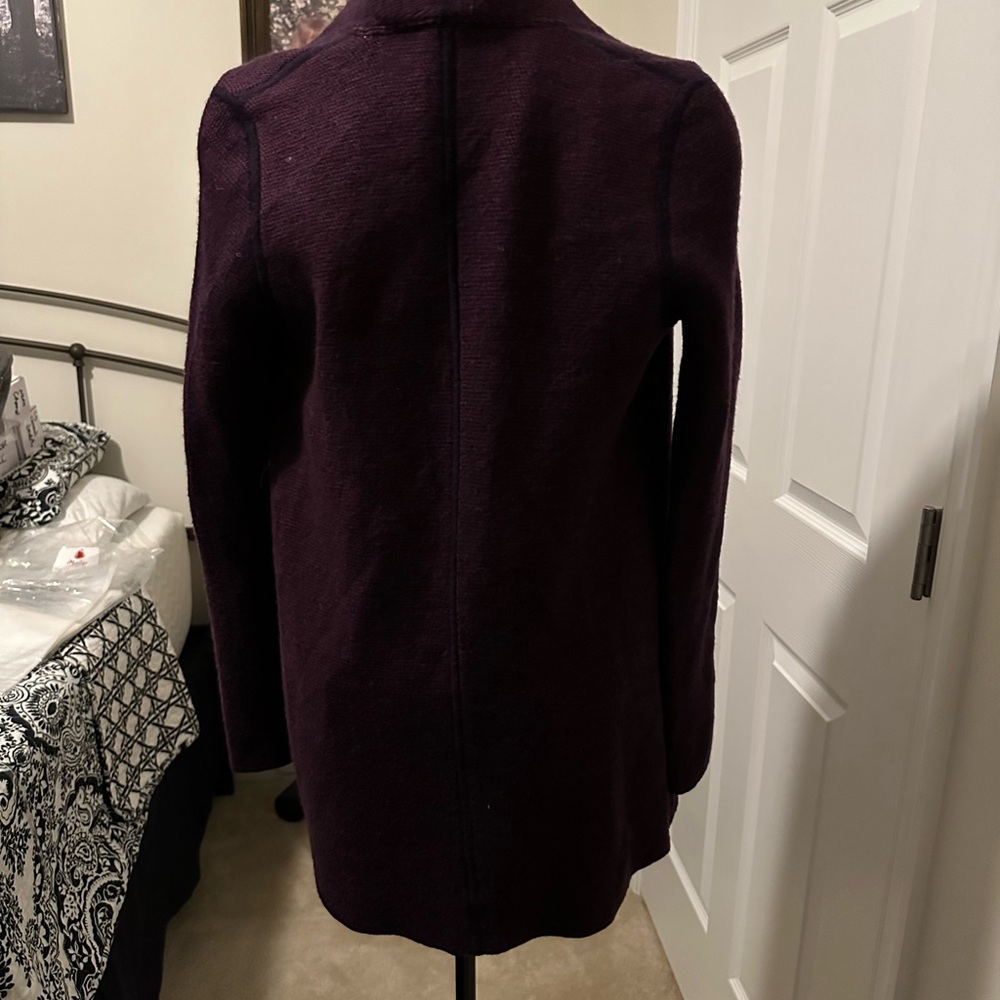 Euc Talbots Merino Wool Open Front Cardigan - image 4